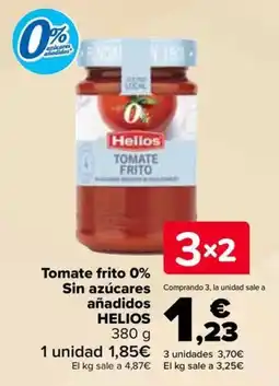 Carrefour HELIOS Tomate frito 0% Sin azúcares añadidos oferta