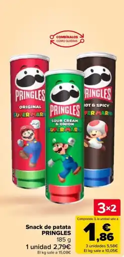 Carrefour PRINGLES Snack de patata oferta