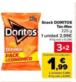 Carrefour DORITOS Snack Tex-Mex oferta