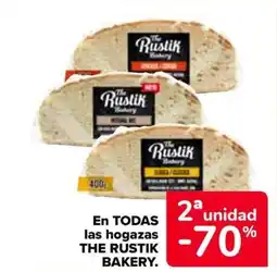 Carrefour THE RUSTIK BAKERY En todas las hogazas oferta