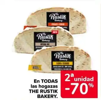 Carrefour THE RUSTIK BAKERY En todas las hogazas oferta
