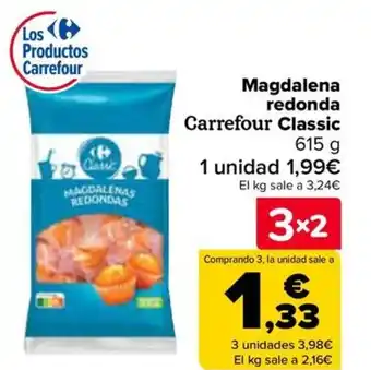 Carrefour Magdalena redonda Carrefour Classic oferta