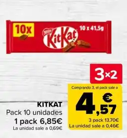 Carrefour KITKAT oferta