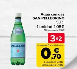 Carrefour SAN PELLEGRINO Agua con gas oferta