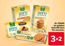 Carrefour GULLÓN En todas las galletas zero sin azúcares. oferta