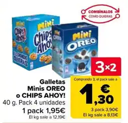 Carrefour OREO o CHIPS AHOY! Galletas Minis oferta