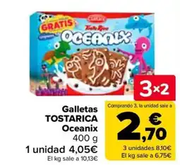 Carrefour TOSTARICA Galletas Oceanix oferta