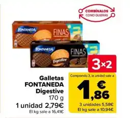 Carrefour FONTANEDA Galletas Digestive oferta