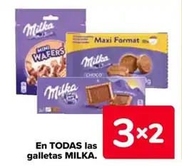 Carrefour MILKA En todas las galletas oferta
