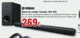 Hiper FROIZ YAMAHA Barra de sonido YAS 209 oferta