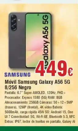 Hiper FROIZ SAMSUNG Móvil Samsung Galaxy A36 5G 8/256 Blanco o Negro oferta
