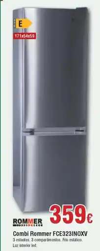 Hiper FROIZ ROMMER Combi Rommer FCE323INOXV oferta