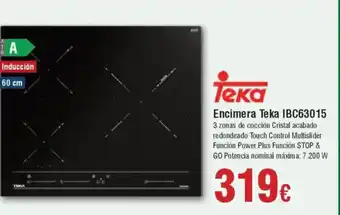 Hiper FROIZ Encimera Teka IBC63015 oferta