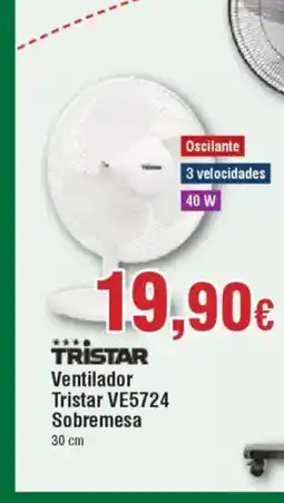 Hiper FROIZ TRISTAR Ventilador Tristar VE5724 oferta