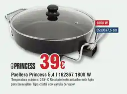 Hiper FROIZ Paellera Princess 5,4 | 162367 1800 W oferta
