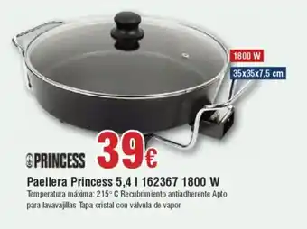 Hiper FROIZ Paellera Princess 5,4 | 162367 1800 W oferta