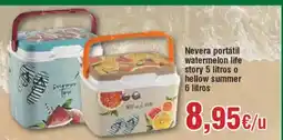 Hiper FROIZ Nevera portátil watermelon life story oferta