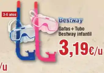 Hiper FROIZ BESTWAY Gafas + Tubo infantil oferta