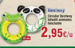 Hiper FROIZ BESTWAY Circular infantil animales hinchable oferta