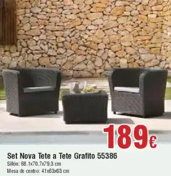 Hiper FROIZ Set Nova Tete a Tete Grafito 55386 oferta