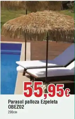 Hiper FROIZ Parasol palloza Ezpeleta OBEZO2 oferta
