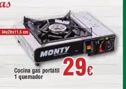 Hiper FROIZ Cocina gas portátil 1 quemador oferta
