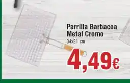 Hiper FROIZ Parrilla Barbacoa Metal Cromo oferta