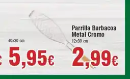 Hiper FROIZ Parrilla Barbacoa Metal Cromo oferta