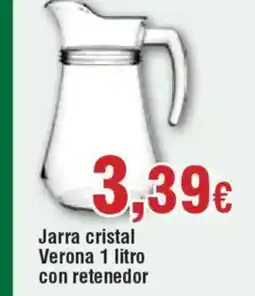 Hiper FROIZ Jarra cristal Verona oferta