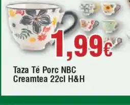 Hiper FROIZ Taza Té Porc NBC Creamtea oferta