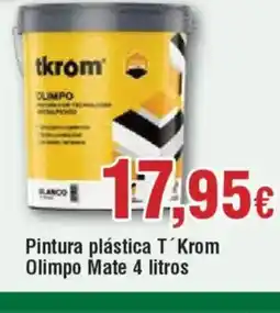 Hiper FROIZ Pintura plástica T'Krom Olimpo Mate oferta
