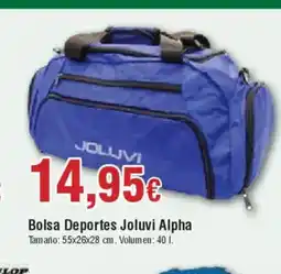 Hiper FROIZ Bolsa Deportes Joluvi Alpha oferta