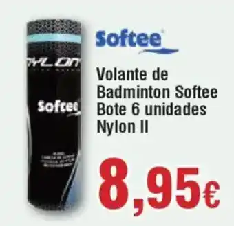 Hiper FROIZ Volante de Badminton Softee Bote 6 unidades Nylon II oferta