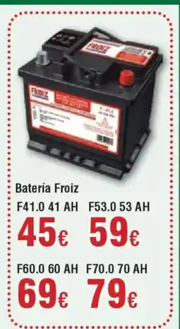 Hiper FROIZ Batería Froiz oferta