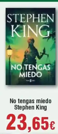 Hiper FROIZ No tengas miedo Stephen King oferta