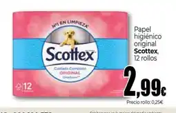 UDACO SCOTTEX Papel higiénico original oferta