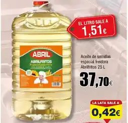 Cash FROIZ ABRILFRITOS Aceite de semillas especial freidora oferta