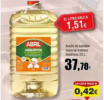 Cash FROIZ ABRILFRITOS Aceite de semillas especial freidora oferta