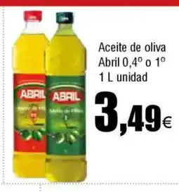 Cash FROIZ ABRIL Aceite de oliva 0,4° o 1º oferta