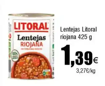 Cash FROIZ Lentejas Litoral riojana oferta