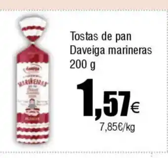 Cash FROIZ Tostas de pan Daveiga marineras oferta