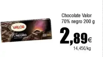 Cash FROIZ Chocolate Valor 70% negro oferta
