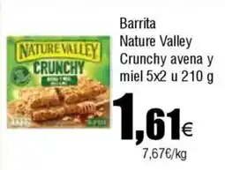 Cash FROIZ Barrita Nature Valley Crunchy avena y miel oferta