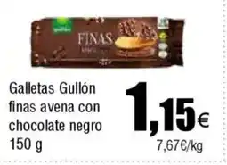 Cash FROIZ Galletas Gullón finas avena con chocolate negro oferta