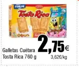 Cash FROIZ TOSTA RICA Galletas Cuétara oferta