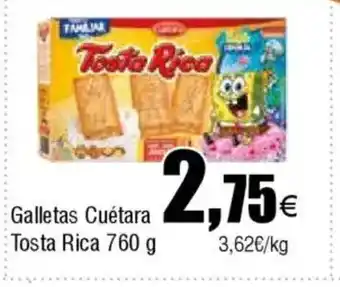 Cash FROIZ TOSTA RICA Galletas Cuétara oferta