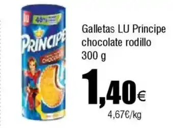 Cash FROIZ Galletas LU Príncipe chocolate rodillo oferta