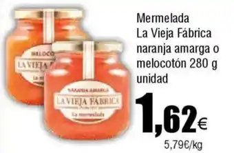 Cash FROIZ Mermelada La Vieja Fábrica naranja amarga o melocotón oferta