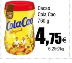 Cash FROIZ COLA CAO Cacao oferta
