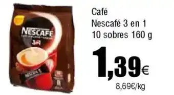 Cash FROIZ NESCAFE Café 3 en 1 oferta